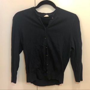J.Crew Navy Button Up Cardigan